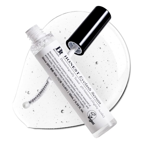 BENTON HONEST Eyelash Serum - Easter Basket Essentials, Korean Skin Care Lash Serum with Hyaluronic Acid & Peptides | Eyelash & Eyebrow Growth Serum (0.33 fl oz)