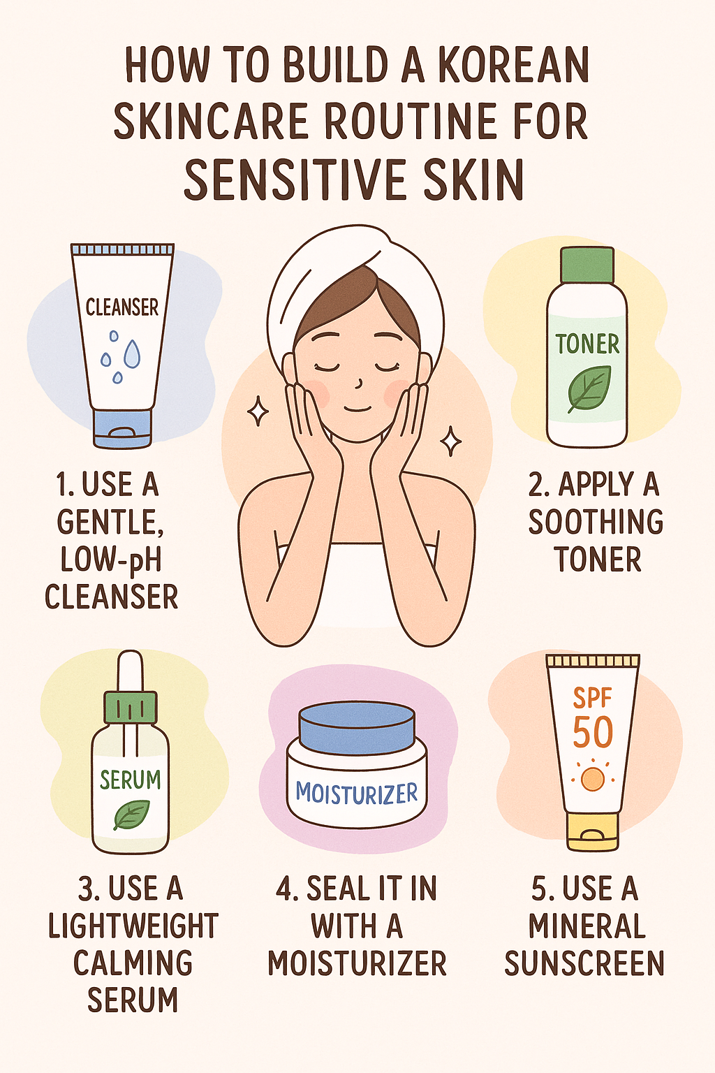 How to Build a Korean Skincare Routine for Sensitive Skin (Beginner-Friendly)