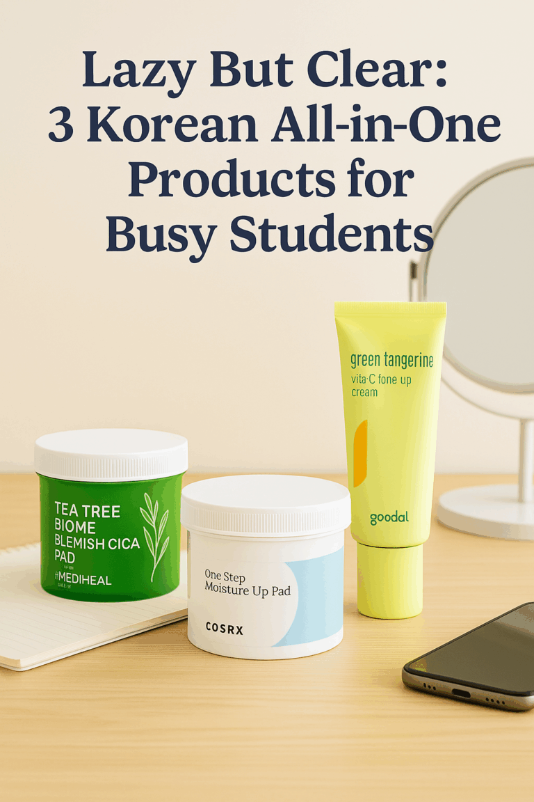 Lazy But Clear: 3 Korean All-in-One Products for Busy Students